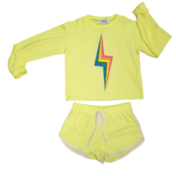 Rock Candy Girls Yellow lightning bolt set NWT multiple sizes - Picture 1 of 1